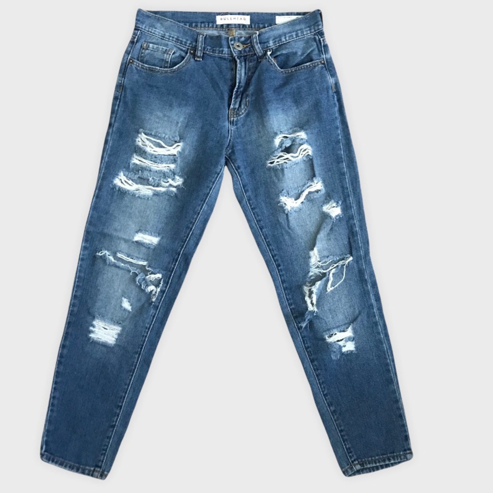 Bullhead Distressed Boyfriend Jeans Size 1
